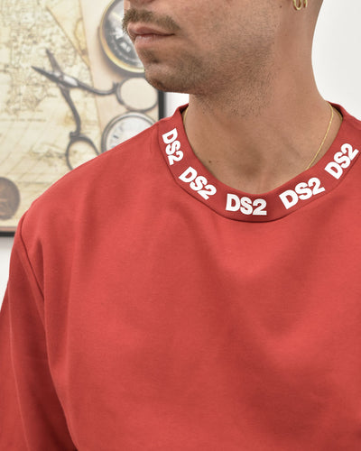 felpa logo collo DS2 FW25223