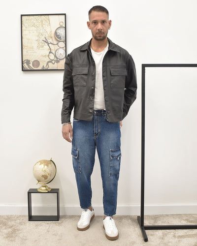 camicione ecopelle THE BROTHERS BRAND UM765