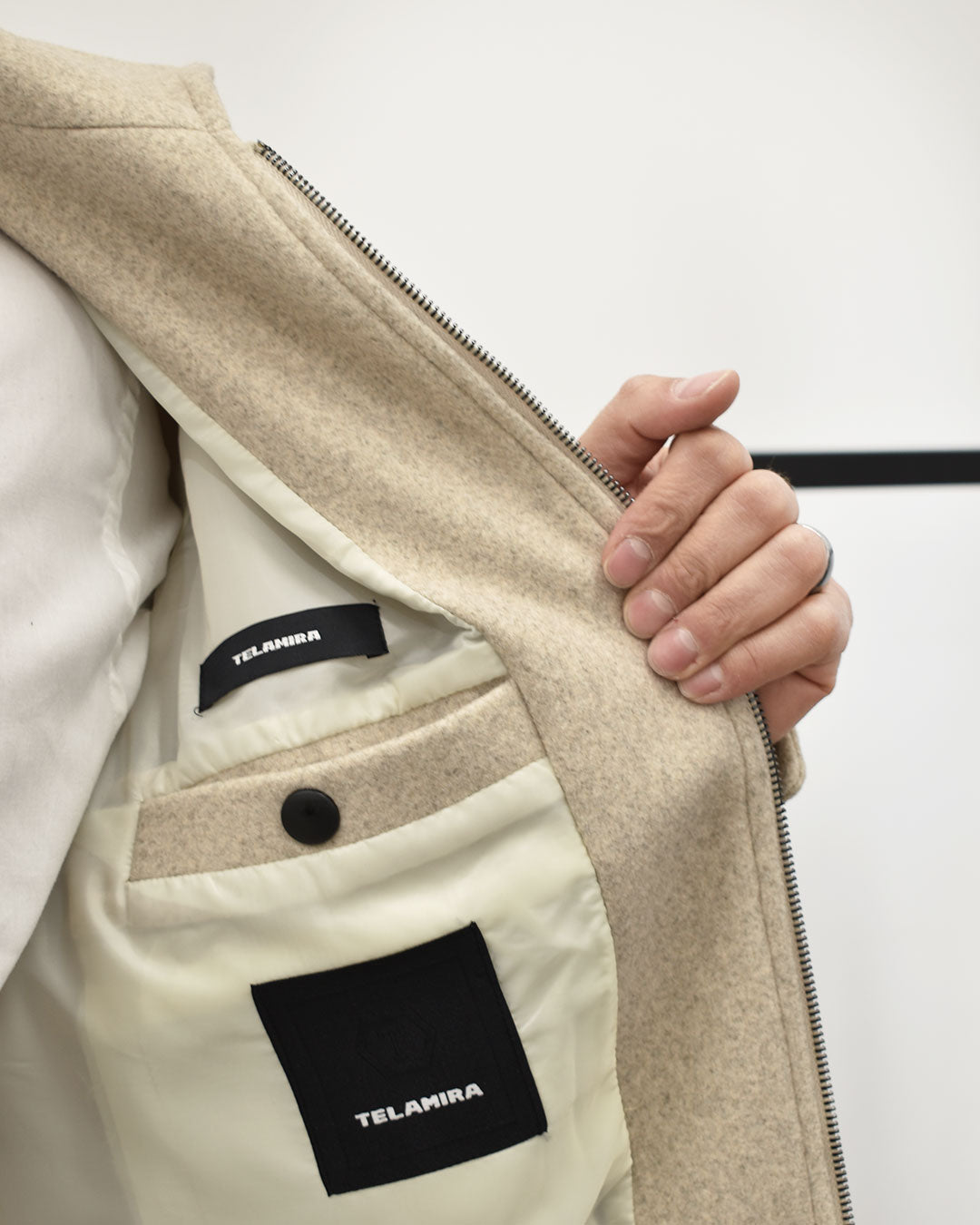 giubbino collo camicia pannetto TELAMIRA TE/2545