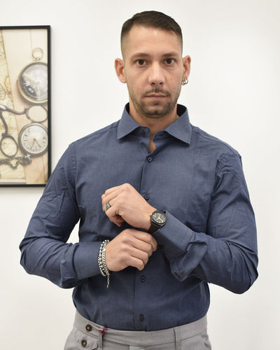 camicia denim DI BIASI DENIM LOOK 3 CONT