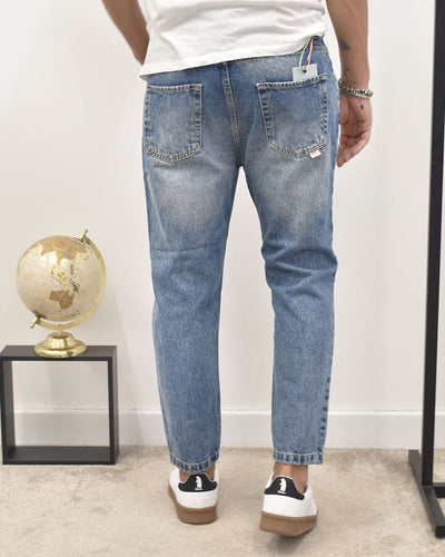 jeans carrot marmorizzato BLACKSUNDAY LE PALME