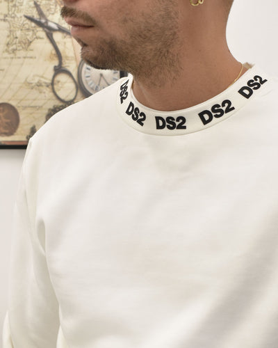 felpa logo collo DS2 FW25223