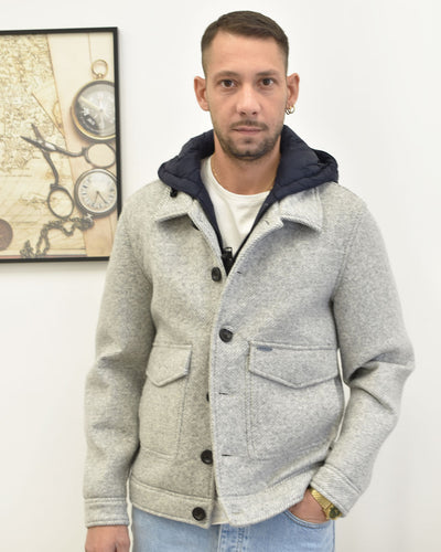 giubbotto mod.overshirt c/capp. GIANNI LUPO GL360R