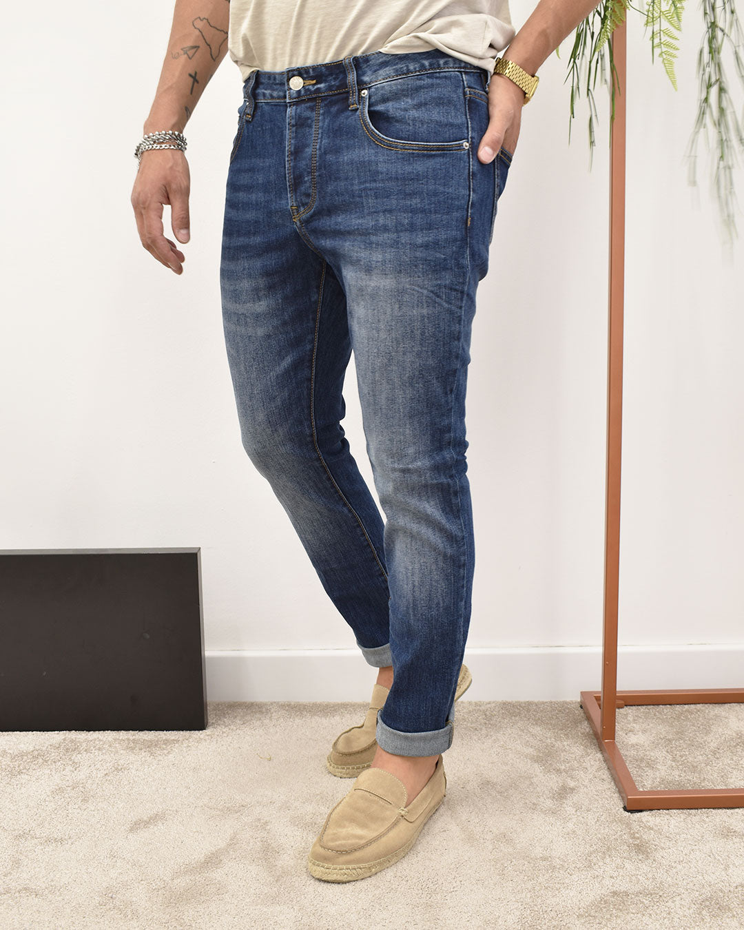 jeans 5 t. lav. med PETRO' JE-1676