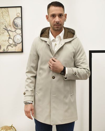 trench tecnico c/cappuccio BLACKSUNDAY RIVERSIDE