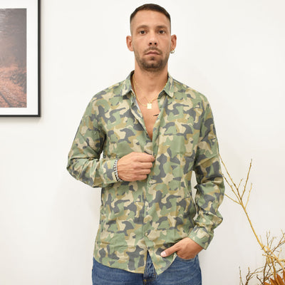 camicia camouflage INIBHITION CASH201