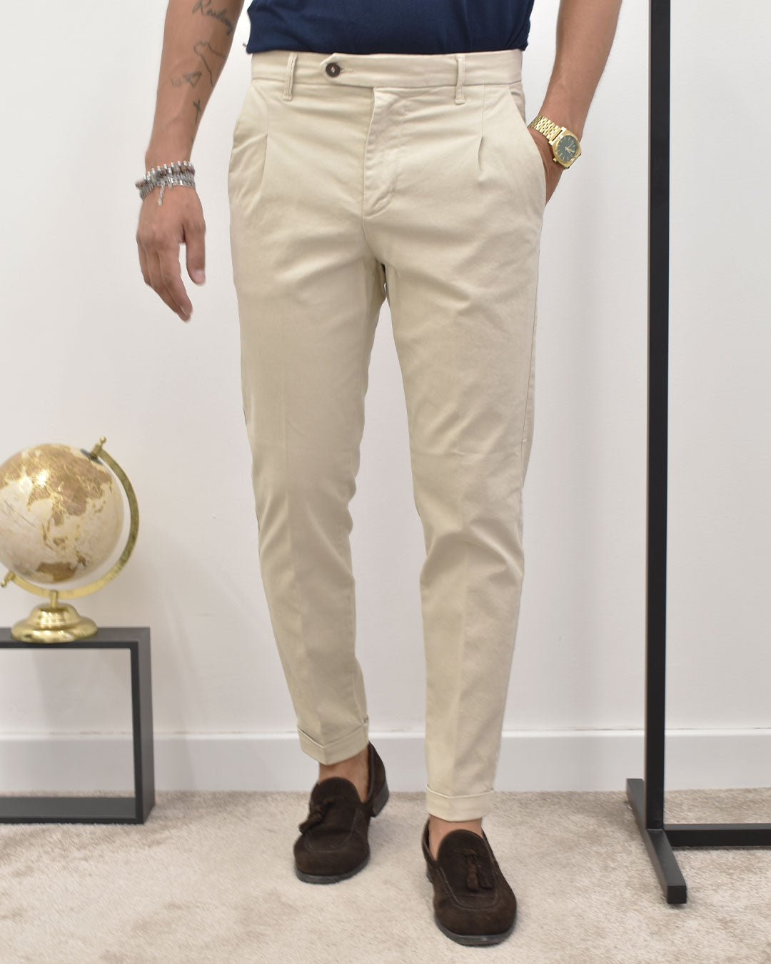 panta cotone c/pence e risv. fisso SQUAD RIO 126001