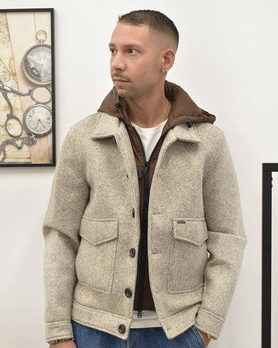 giubbotto mod.overshirt c/capp. GIANNI LUPO GL360R