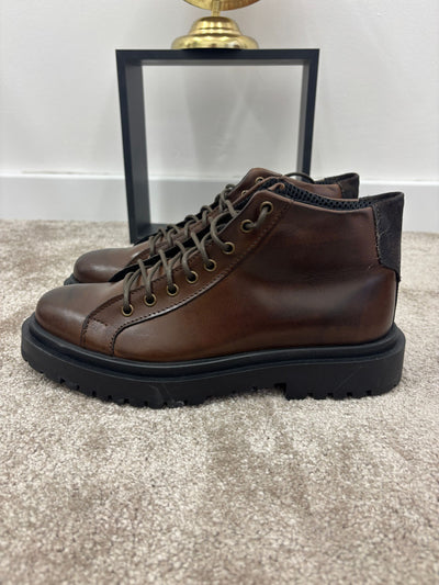 polacchino pelle carrarmato OVERD-D OC1F2W5E20