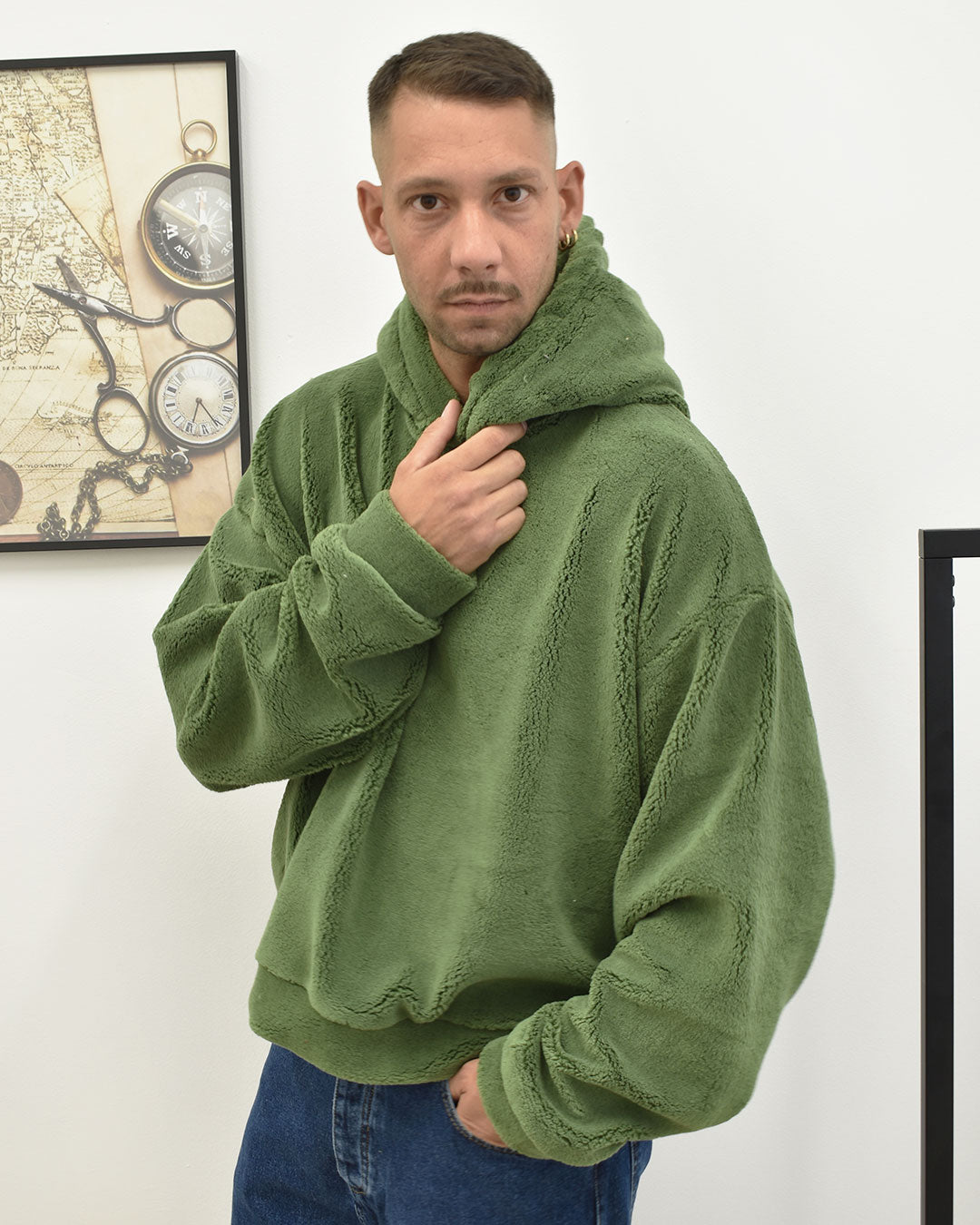 felpa cappuccio teddy NJB TEDDY85