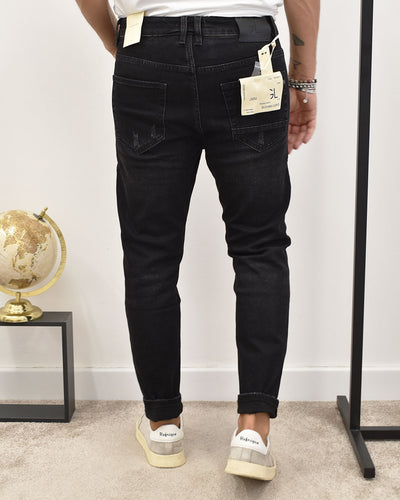 jeans carrot black GIANNI LUPO GL6382Q