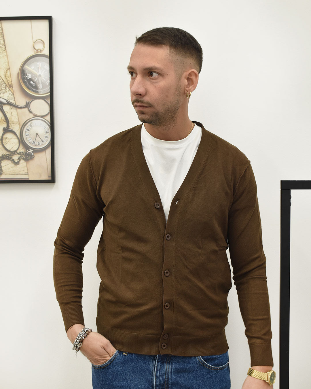 cardigan rasato OVERD-D OC1F2W5M05