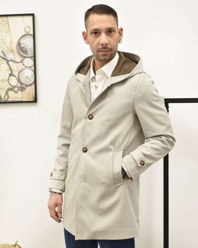 trench tecnico c/cappuccio BLACKSUNDAY RIVERSIDE