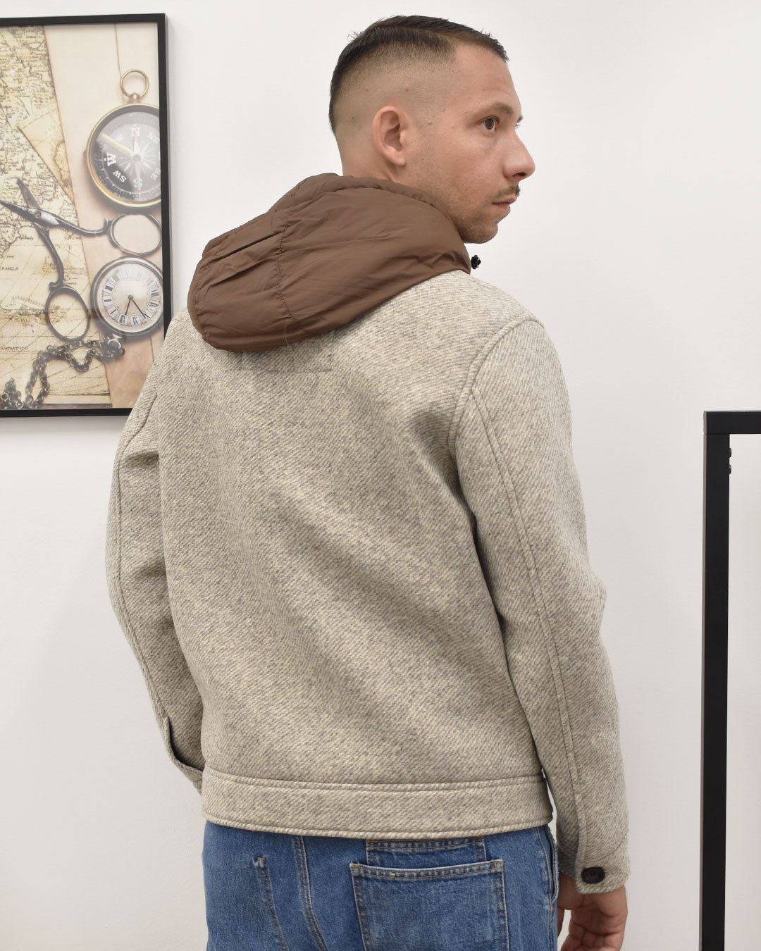 giubbotto mod.overshirt c/capp. GIANNI LUPO GL360R