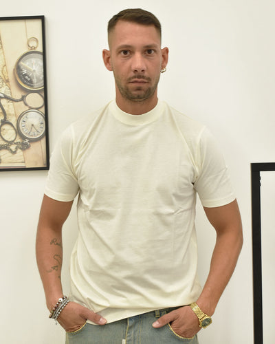 t-shirt slim collo stretto OVERD-D OC1F2W5T26
