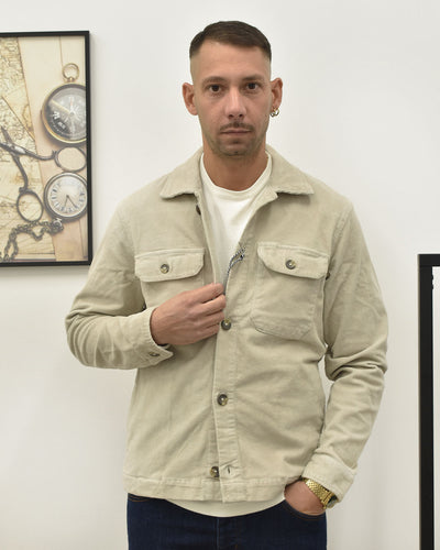 overshirt velluto B-STYLE 26W08OS