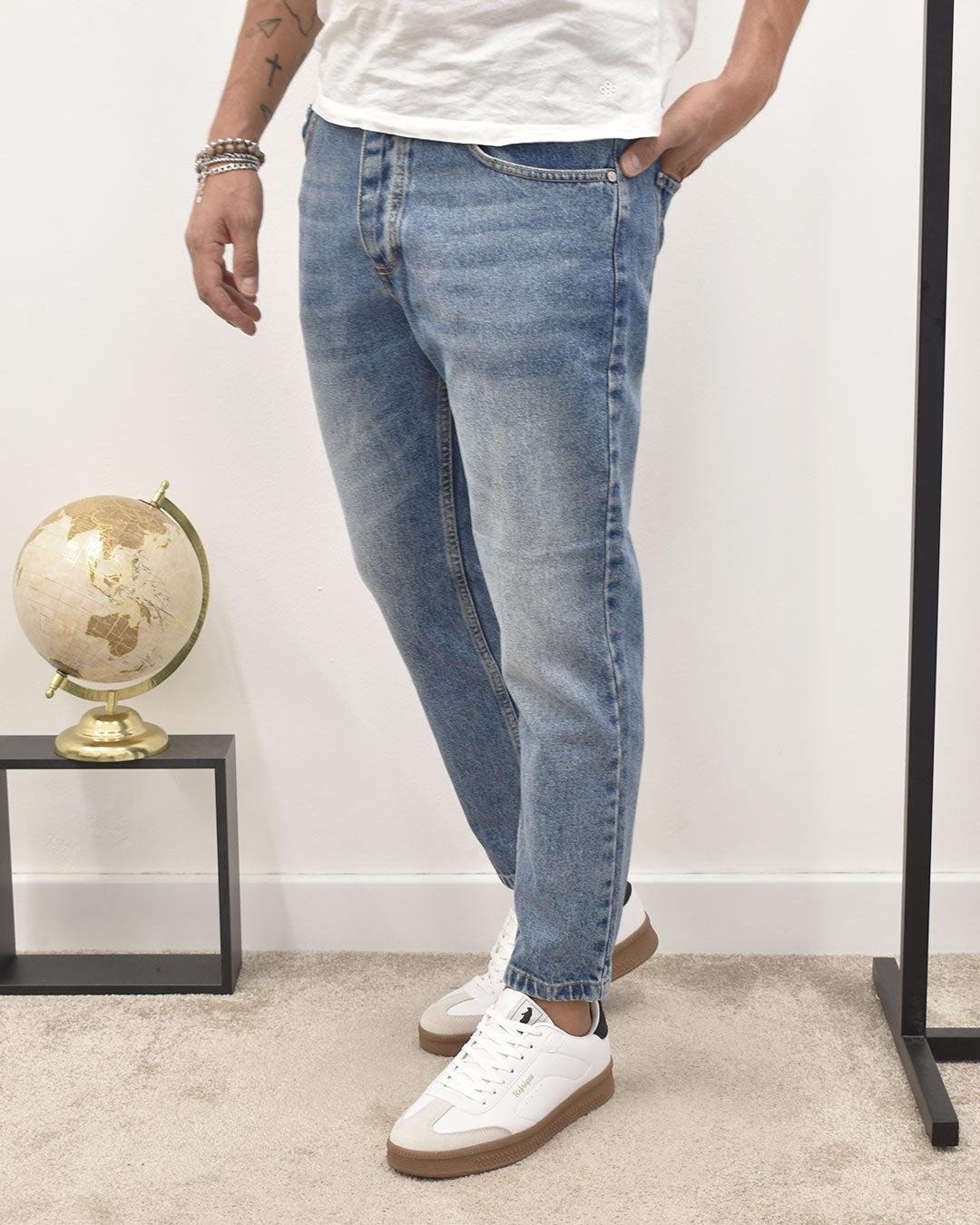 jeans carrot marmorizzato BLACKSUNDAY LE PALME