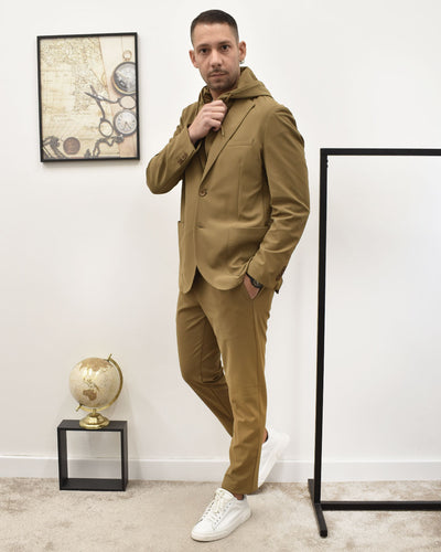 giacca cappuccio no stiro TELAMIRA WTG05087