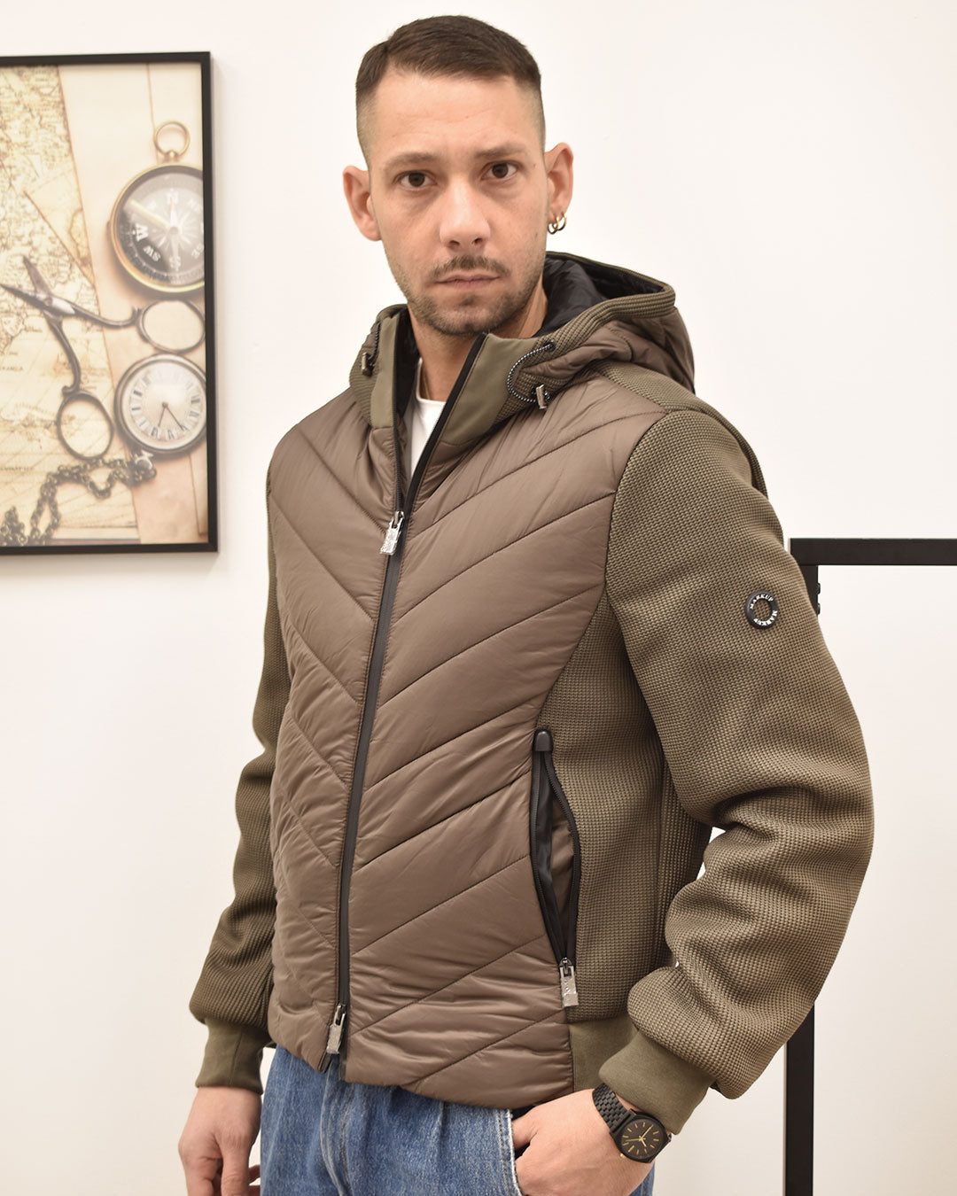 giubbino combinato nylon/maglia MARKUP MK594039