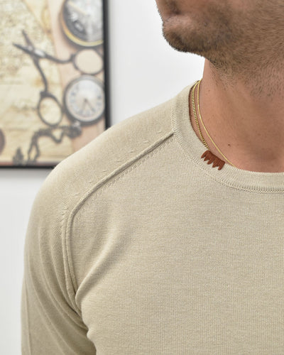 maglia c/smacchinature e toppe GIANNI LUPO GL35232