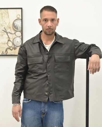 camicione ecopelle THE BROTHERS BRAND UM765