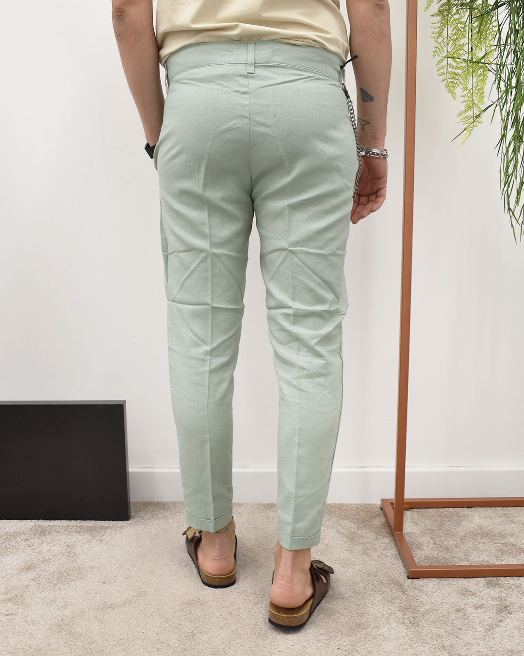 panta lino c/risv. fisso DIFFERENT DIFF-UG95/25