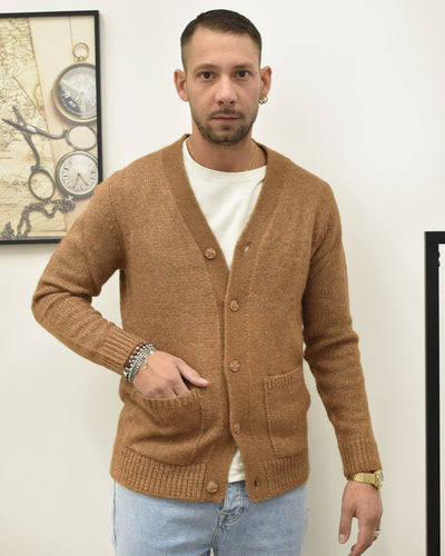 cardigan tasche a toppa OVERD-D OE1F2W5M38