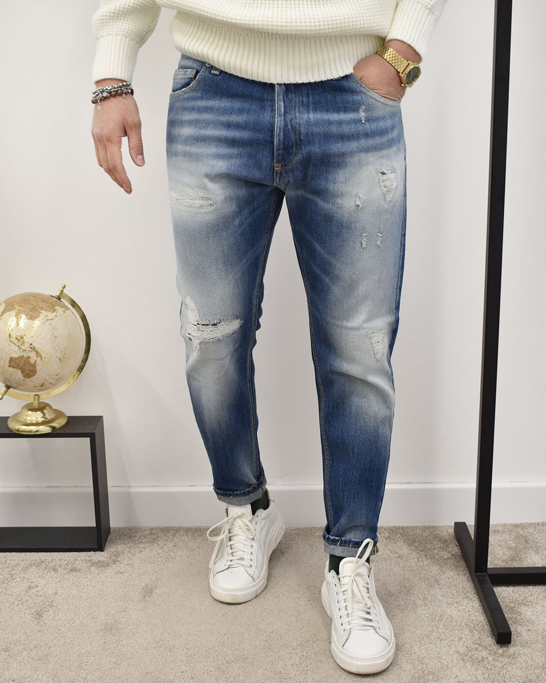 jeans regular c/strappi 2N2T 2N2T REGULAR C/STRAPPI