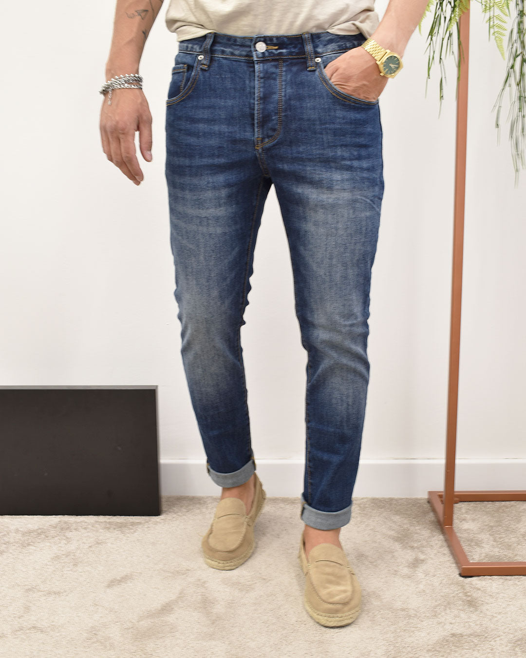 jeans 5 t. lav. med PETRO' JE-1676