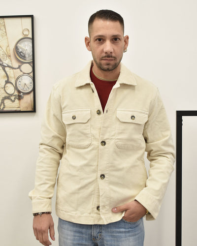 overshirt velluto B-STYLE 26W08OS