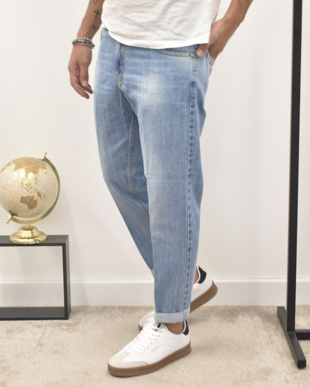 jeans carrot lav.chiaro BLACKSUNDAY 6231