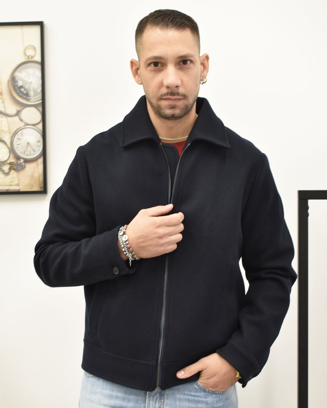 giubbino collo camicia pannetto TELAMIRA TE/2545