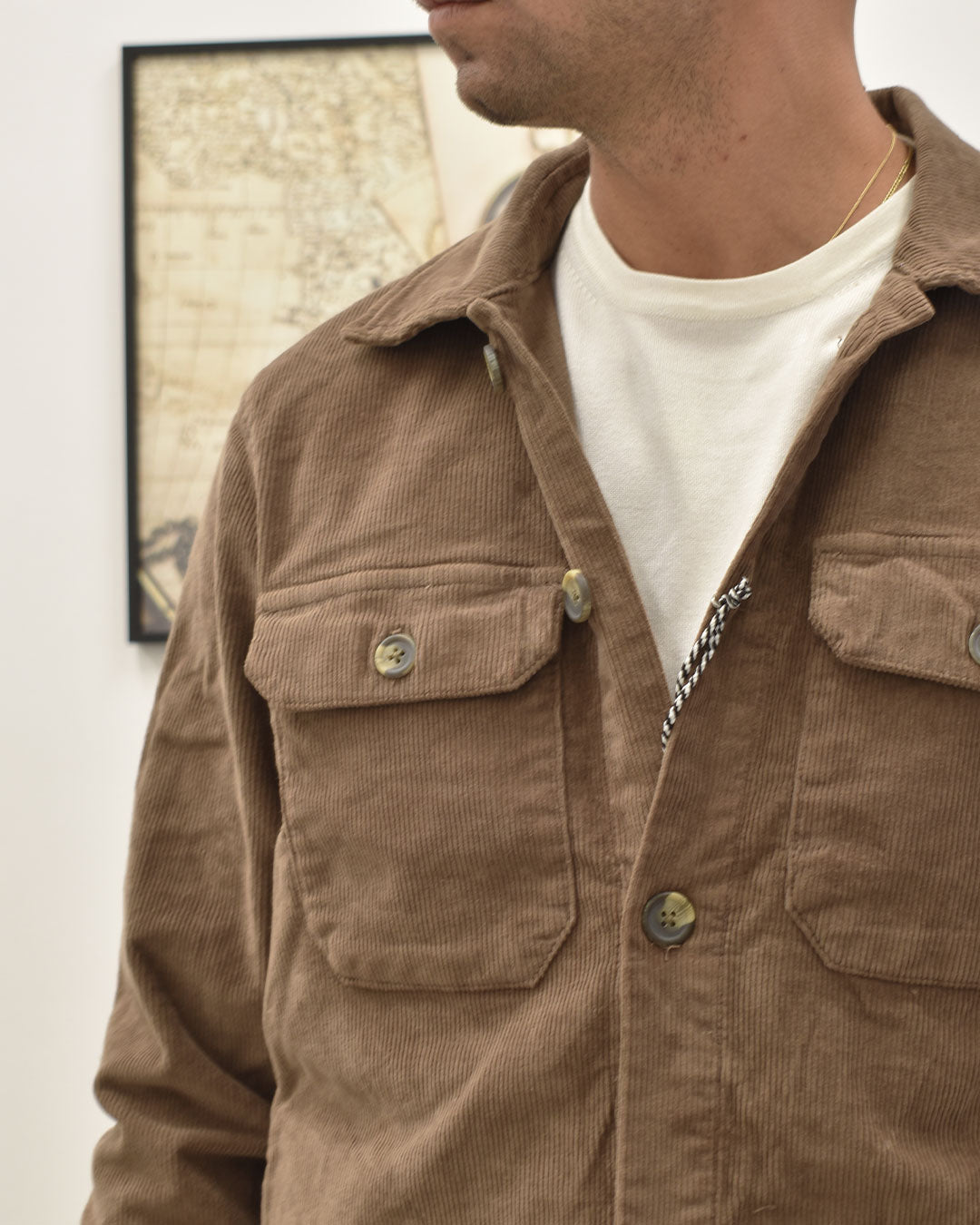 overshirt velluto B-STYLE 26W08OS