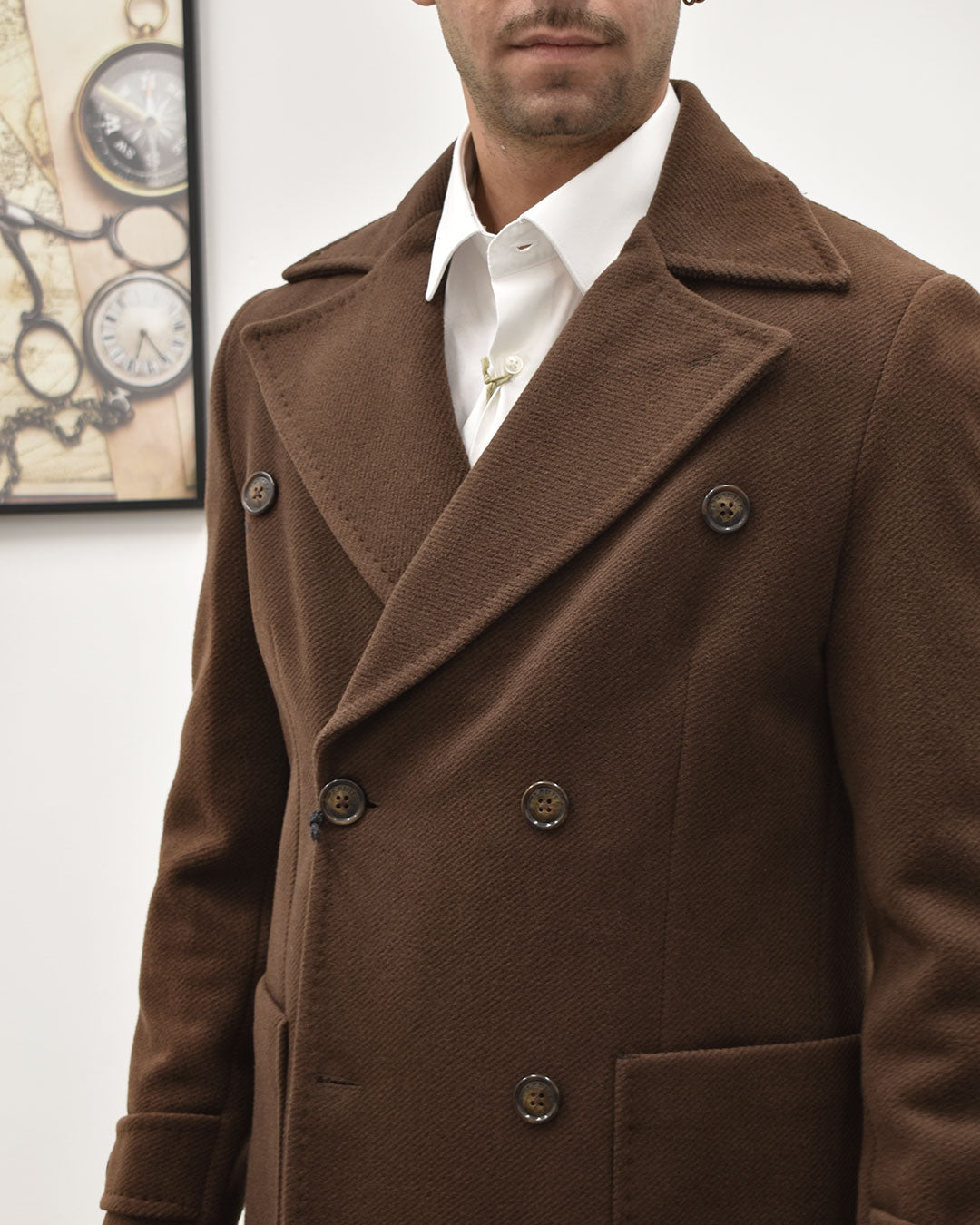 cappotto spigato d/petto TELAMIRA GTG05115