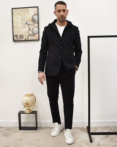 giacca cappuccio no stiro TELAMIRA WTG05087