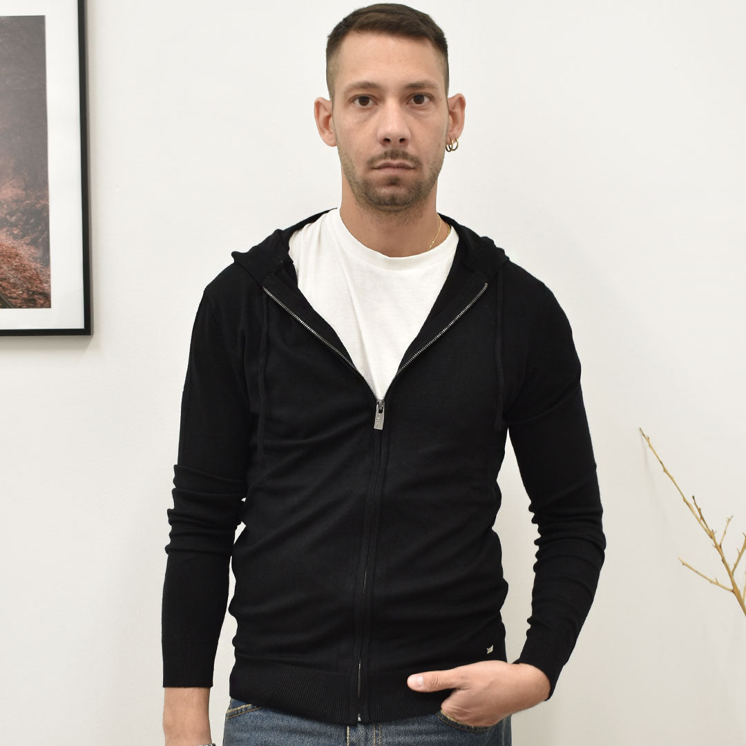 maglia cappuccio e zip MARKUP MK790126