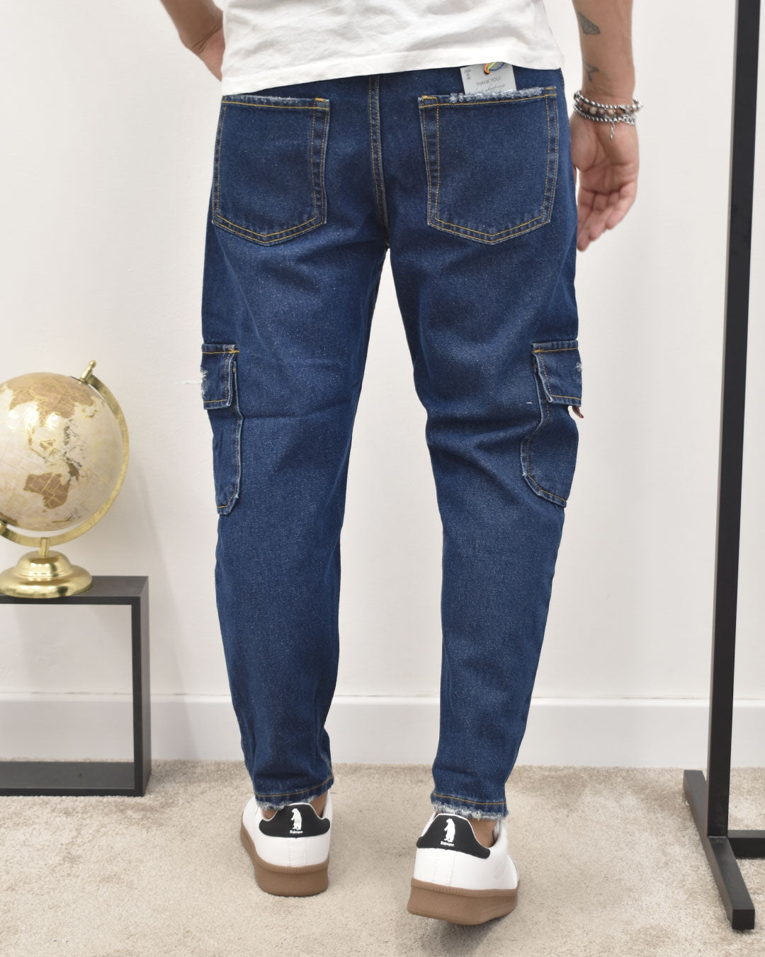 jeans cargo lav.scuro BLACKSUNDAY BELGRADO