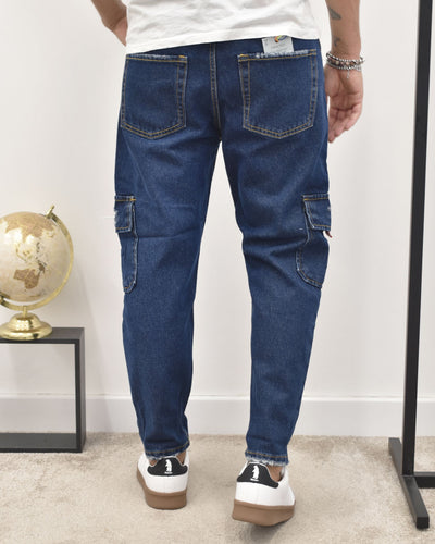 jeans cargo lav.scuro BLACKSUNDAY BELGRADO