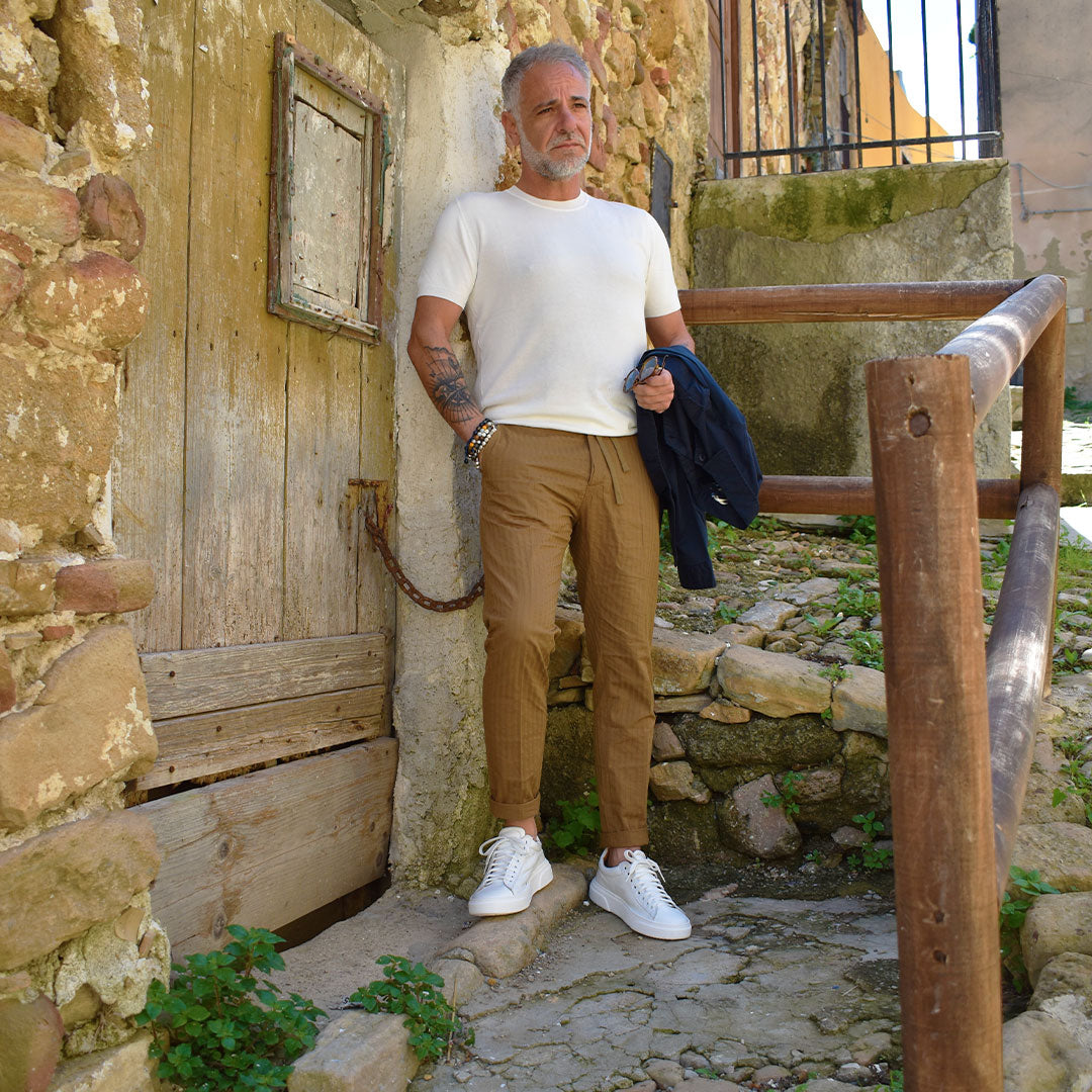 pantalaccio tess. goffrato GIANNI LUPO GL5140BD