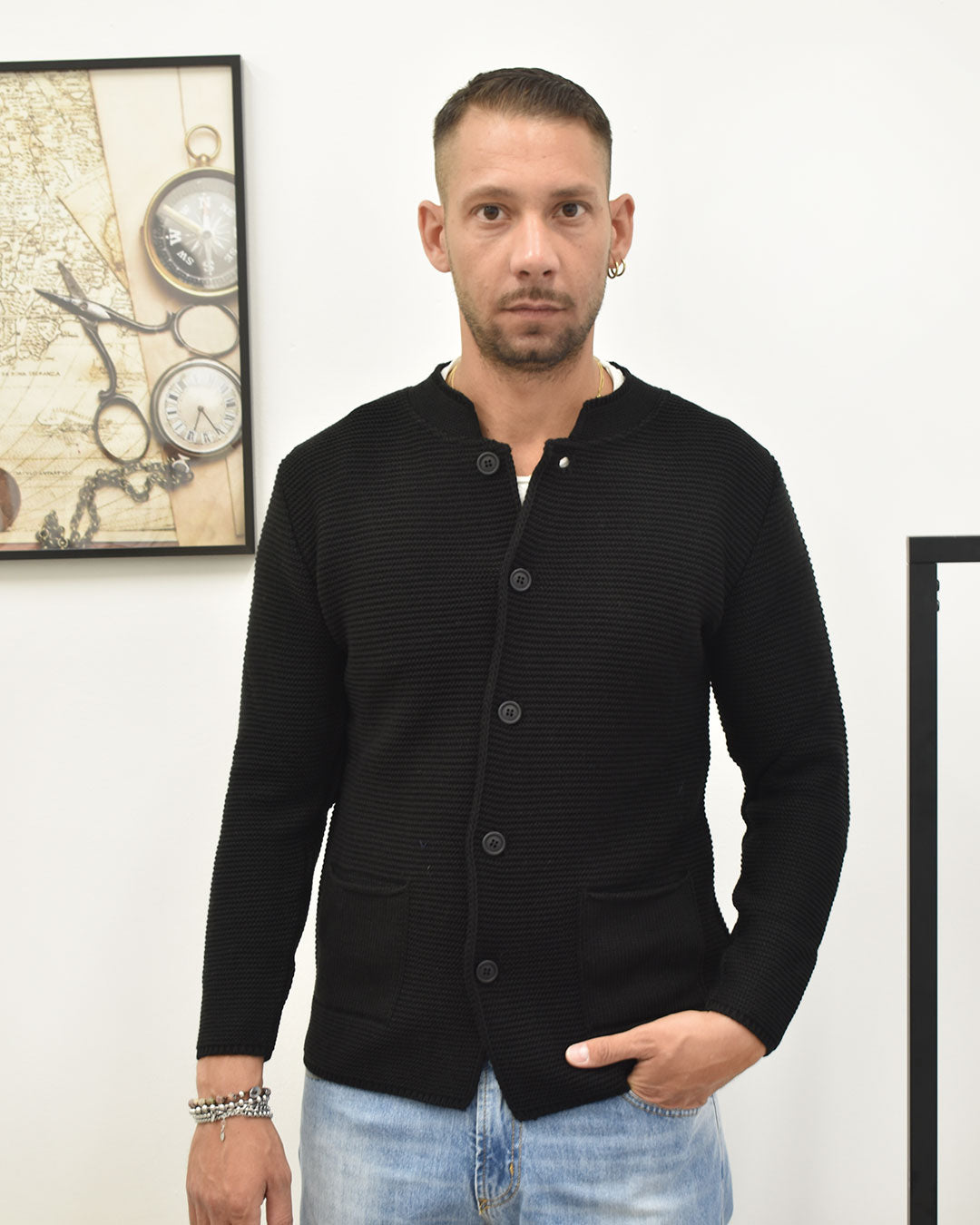 giacca coreana in maglia BLACKSUNDAY BK77007