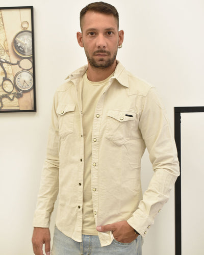 camicia velluto GIANNI LUPO GL7800S-F25
