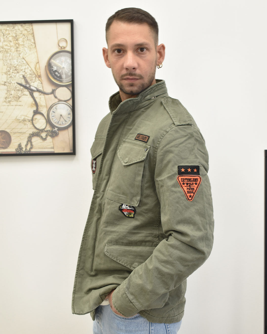 giubbotto /overshirt c/patch GIANNI LUPO GL5187BD
