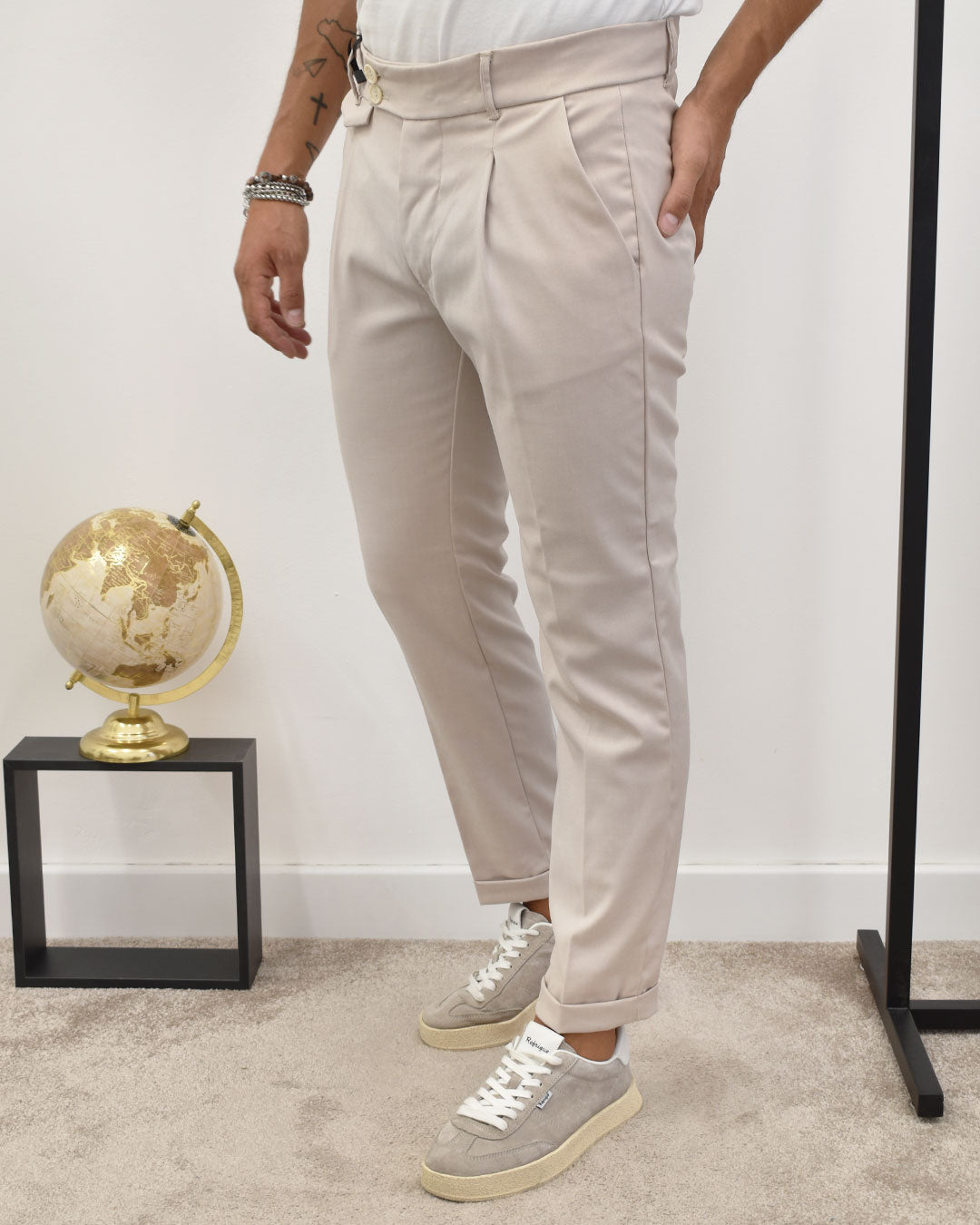 panta vita alta c/pence e risv. fisso GIANNI LUPO GN21794