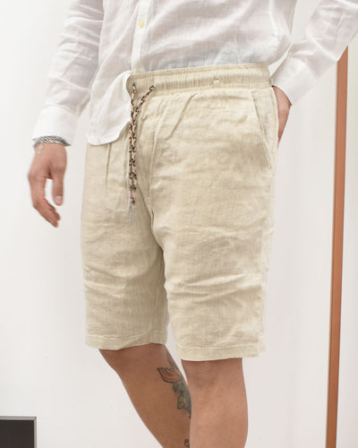 bermuda lino c/coulisse GIANNI LUPO FJ3269
