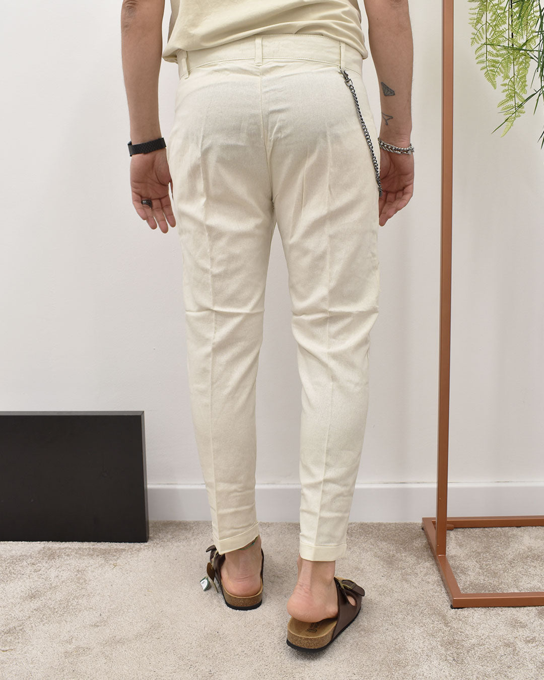 panta lino c/risv. fisso DIFFERENT DIFF-UG95/25