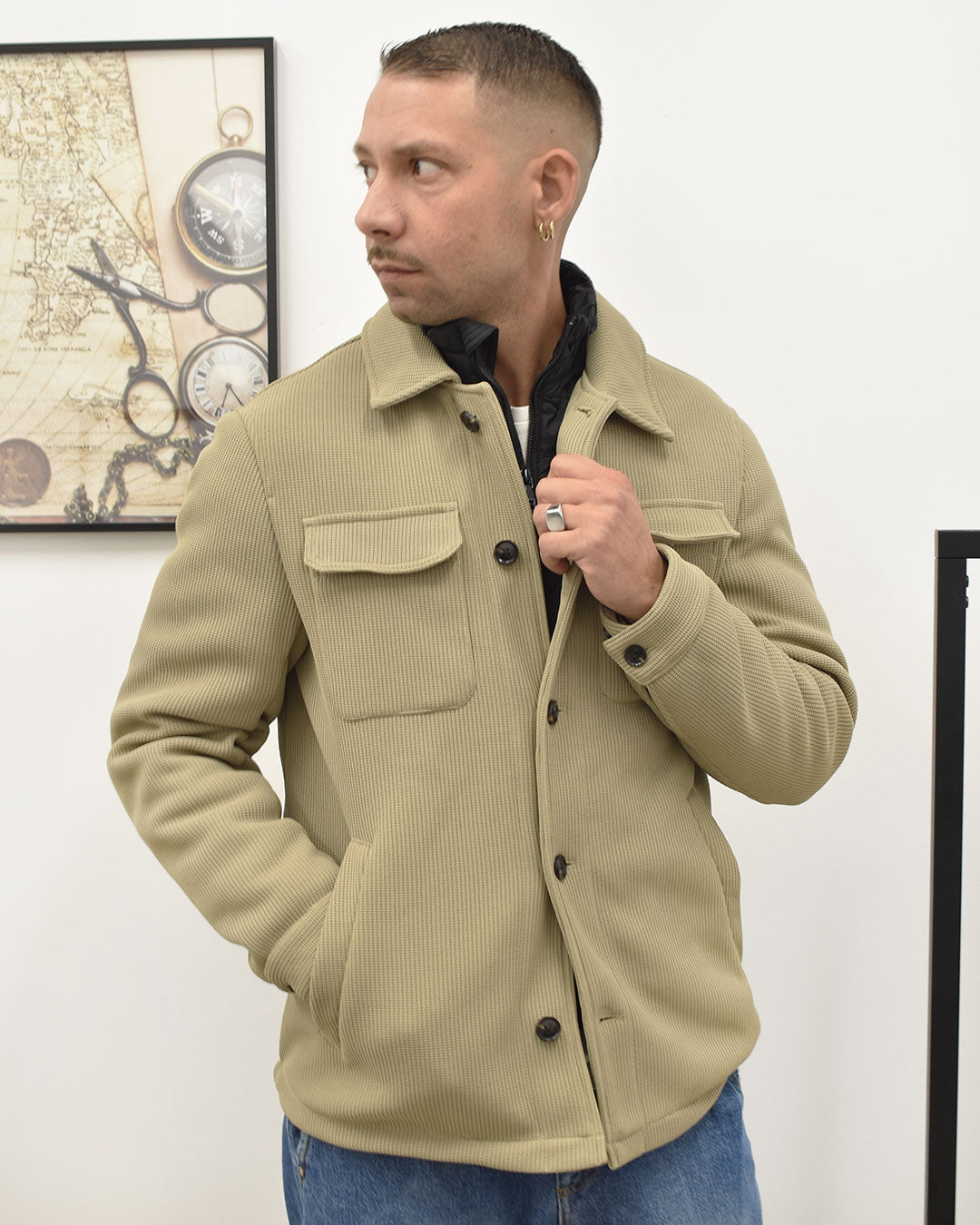 giubbiotto mod. overshirt SEINSE GBI1088SS