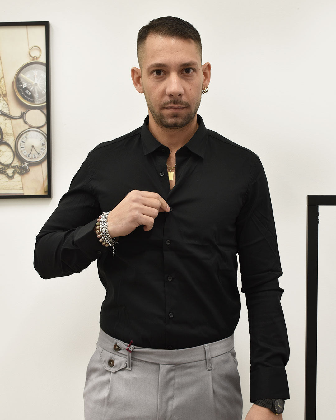 camicia tinta unita TELAMIRA 002 SC/83