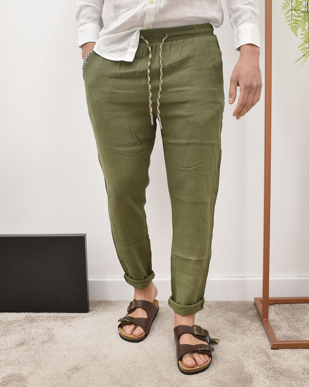 pantalaccio 100% lino GIANNI LUPO FJ3270-S25
