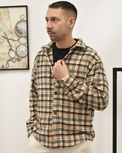 camicia flanella check THE BROTHERS BRAND UM749 VAR.3