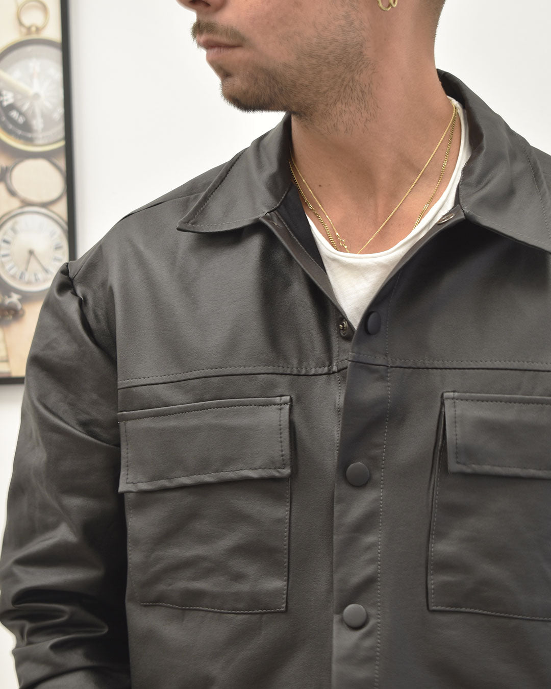 camicione ecopelle THE BROTHERS BRAND UM765